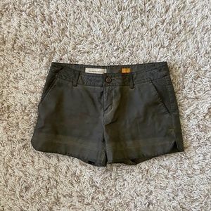 Anthropologie Faux Leather Shorts